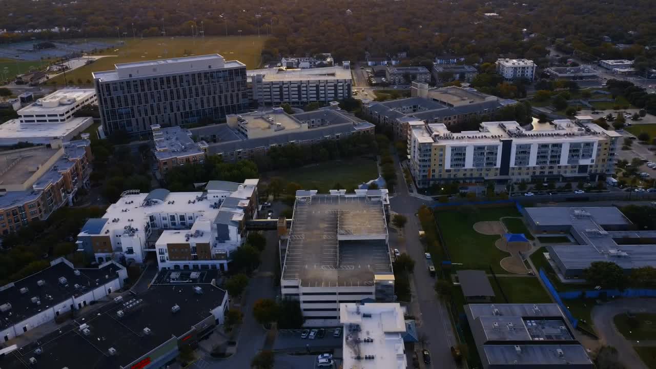 Stock Video Motion Of A Small Town From A High View Live Wallpaper