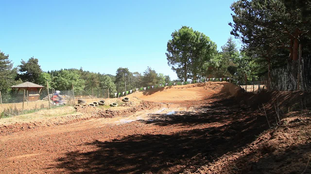 Stock Video Motocross Track Live Wallpaper