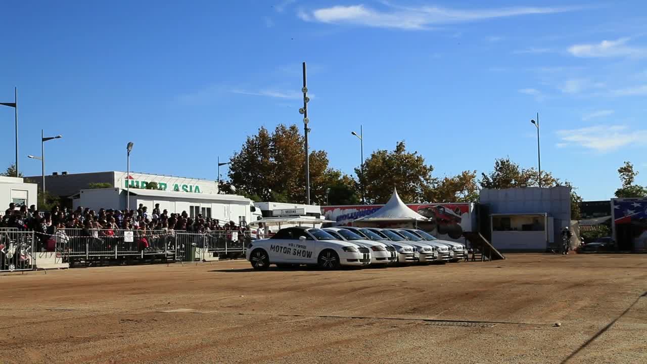 Stock Video Motorbike Jumping Cars Live Wallpaper