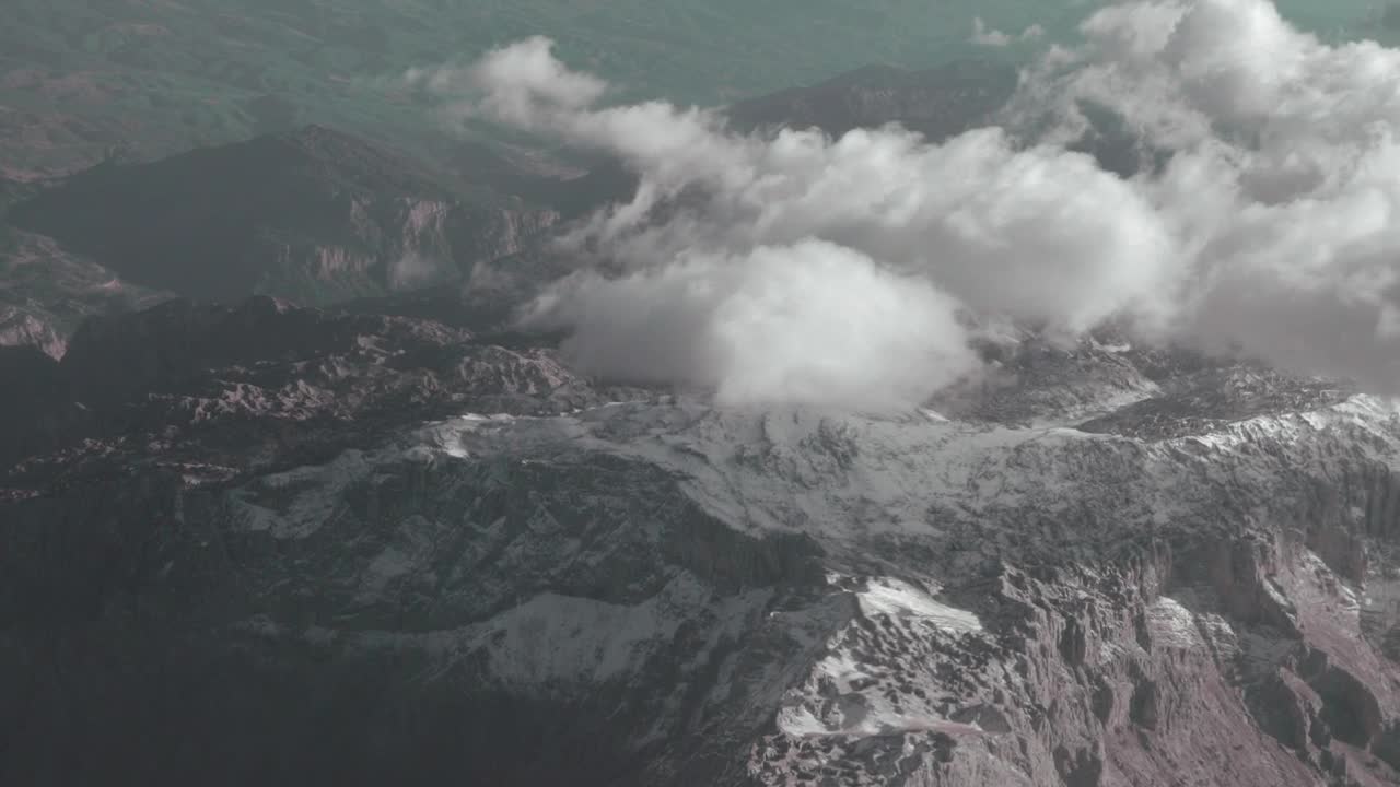 Stock Video Mountain Region From An Aircraft Live Wallpaper