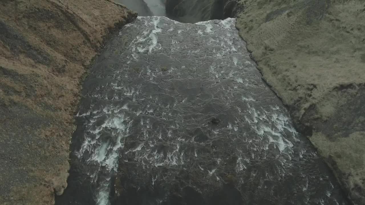 Stock Video Mountain River Leading To A Waterfall Live Wallpaper