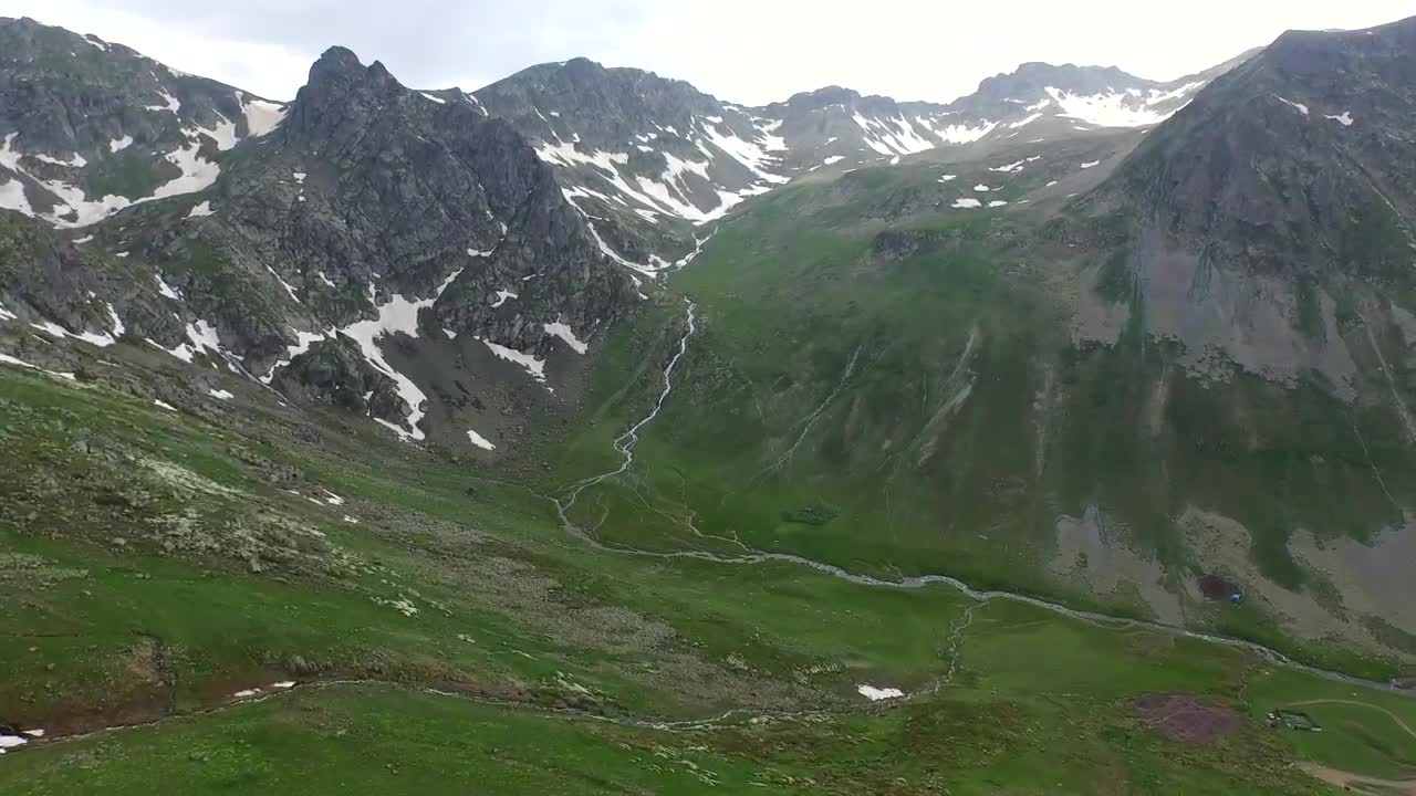 Stock Video Mountain Rocks And Green Valley Live Wallpaper