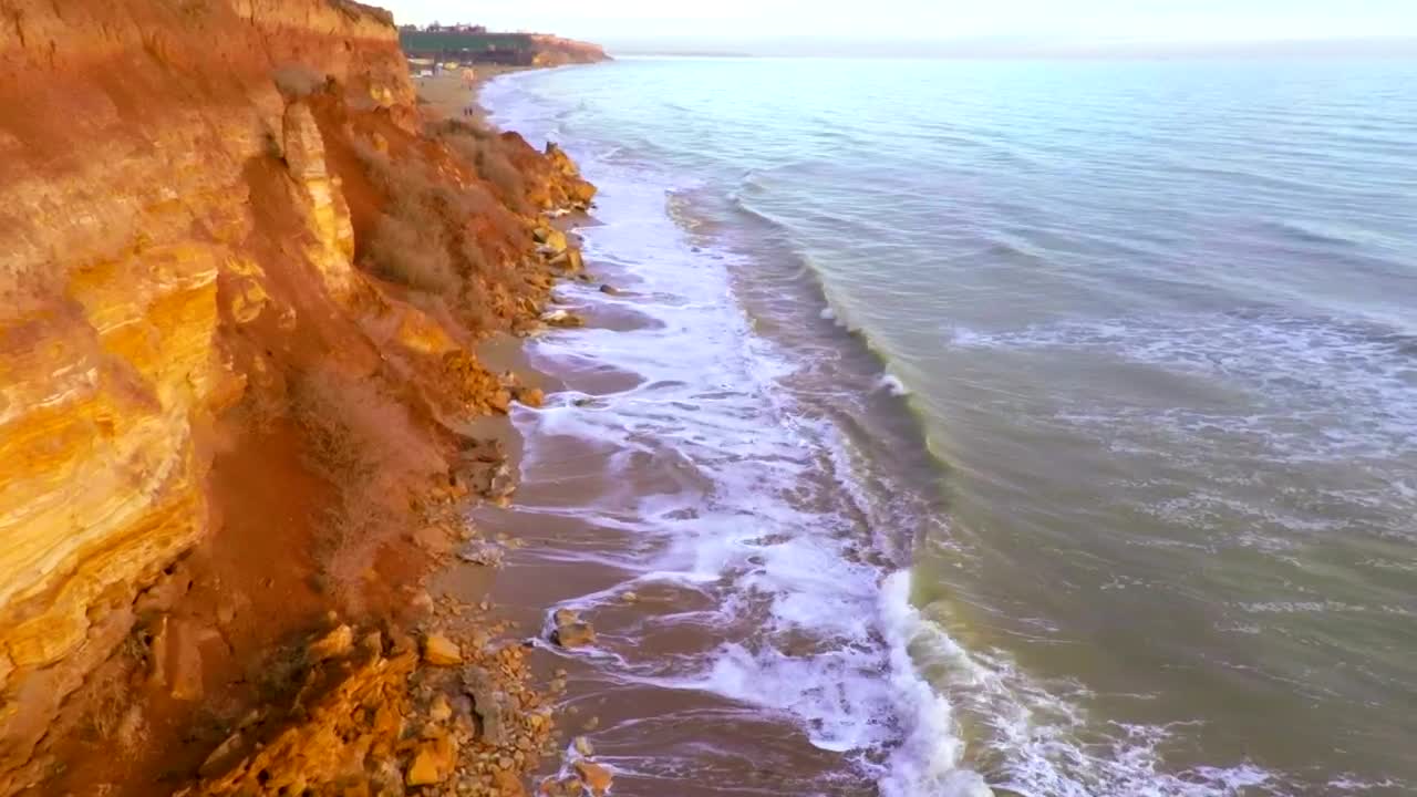 Stock Video Mountain With Rocks And The Beach Live Wallpaper