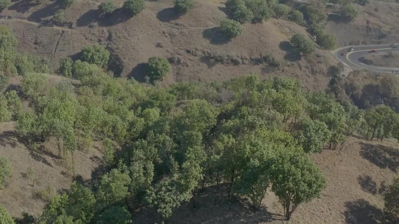 Stock Video Mountainous Relief In A Slow Aerial Journey Live Wallpaper