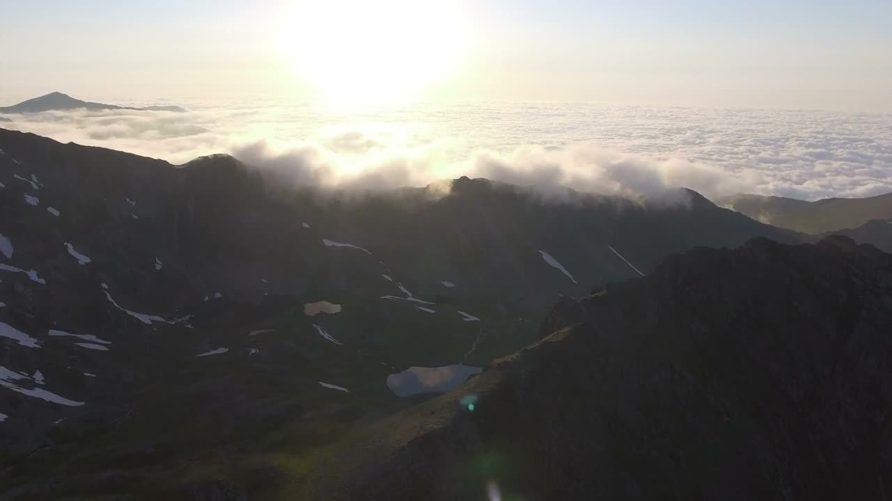 Stock Video Mountains And Clouds In The Sunrise Live Wallpaper