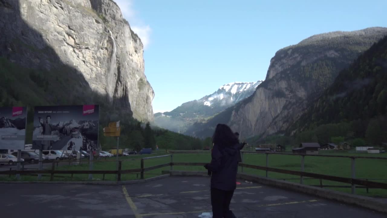 Stock Video Mountains Seen From A Viewpoint Live Wallpaper