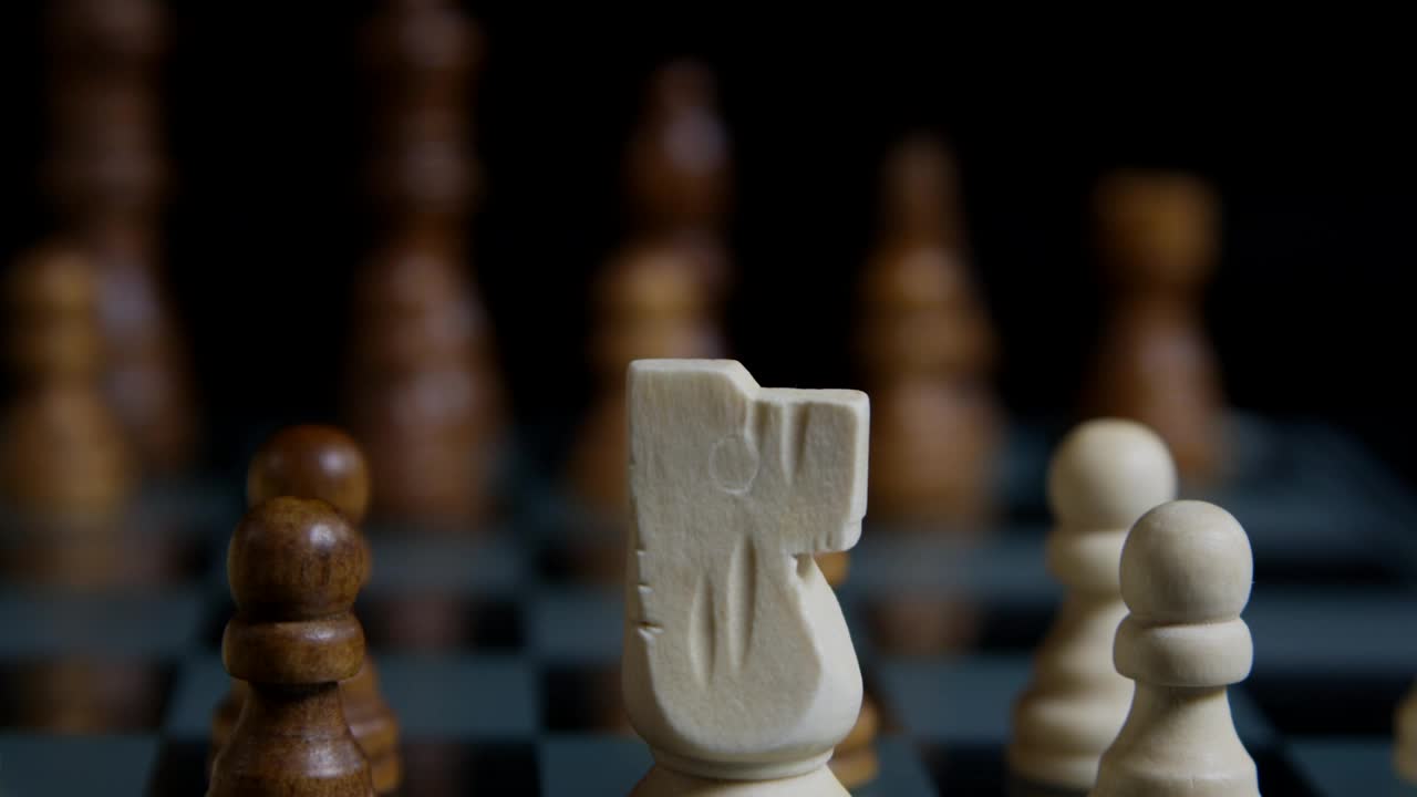 Stock Video Moving A Chess Piece Live Wallpaper