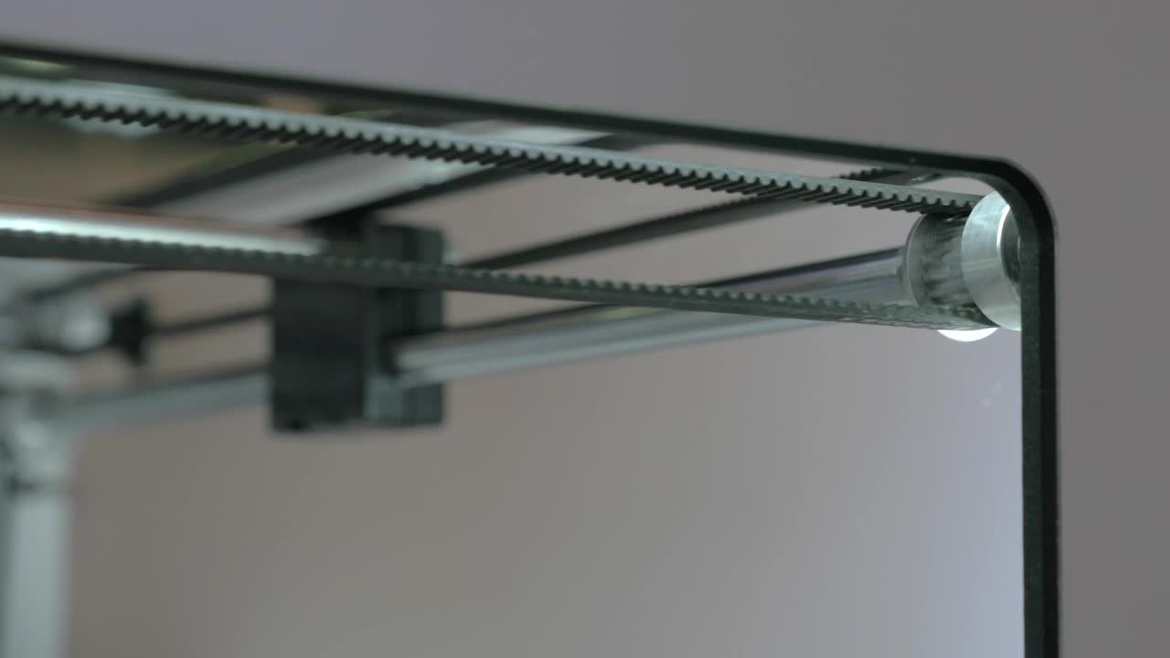 Stock Video Moving Parts Inside A D Printer Live Wallpaper