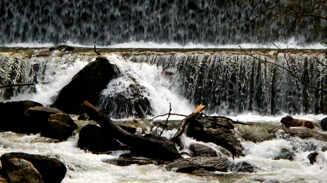 Stock Video Multi Level Waterfalls In A River Live Wallpaper