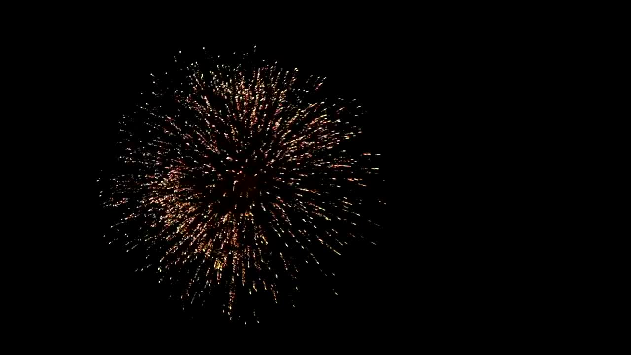 Stock Video Multicolor Fireworks At Night Live Wallpaper