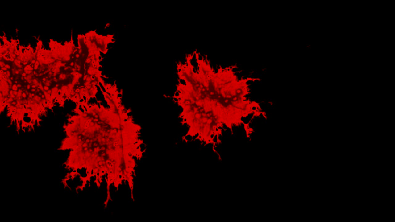 Stock Video Murder Blood On Black Background Live Wallpaper