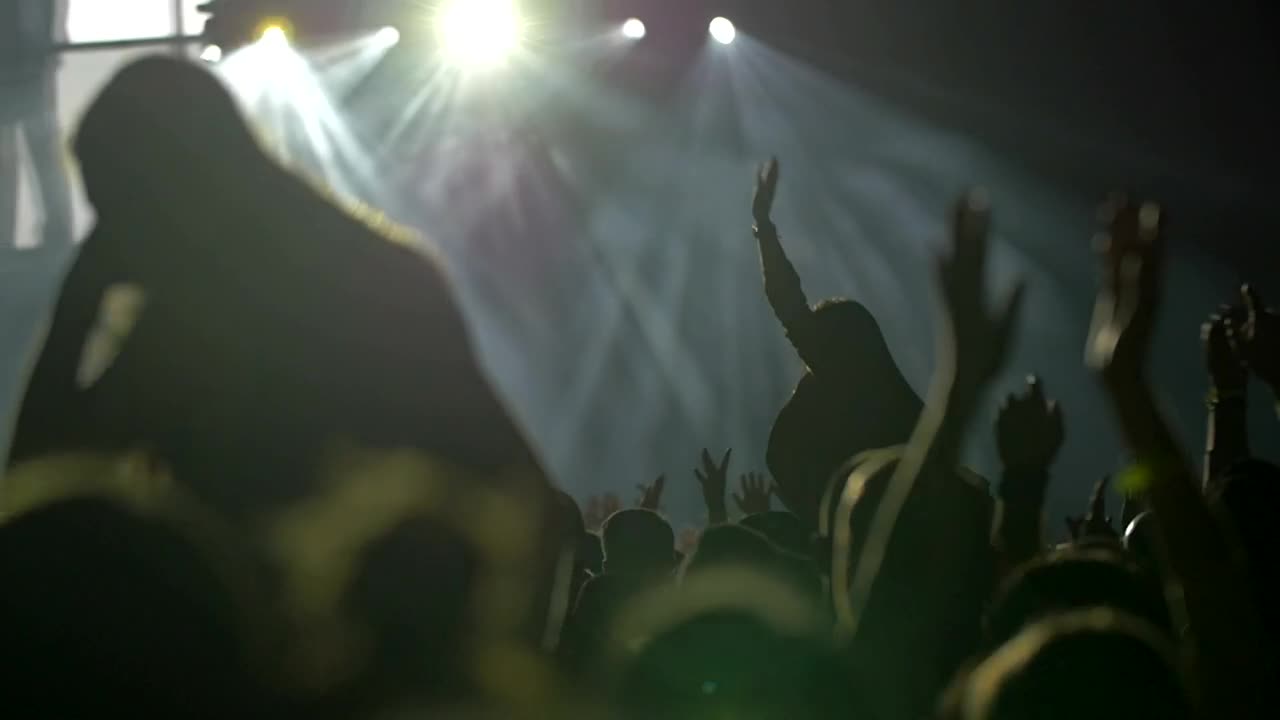 Stock Video Music Fans Clapping Live Wallpaper