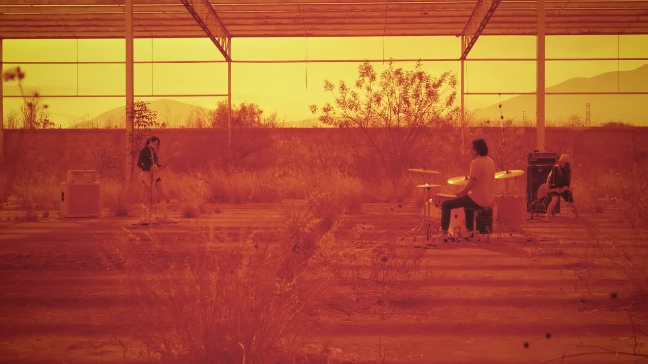 Stock Video Music Group Playing With A Sepia Filter Live Wallpaper