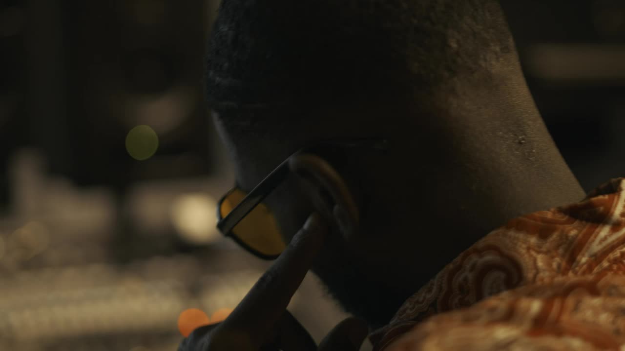 Stock Video Music Producer In A Recording Studio Live Wallpaper