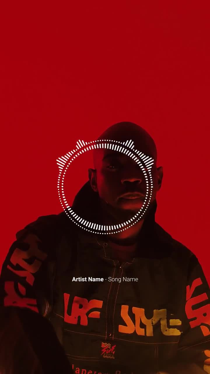 Stock Video Music Vertical Story Live Wallpaper