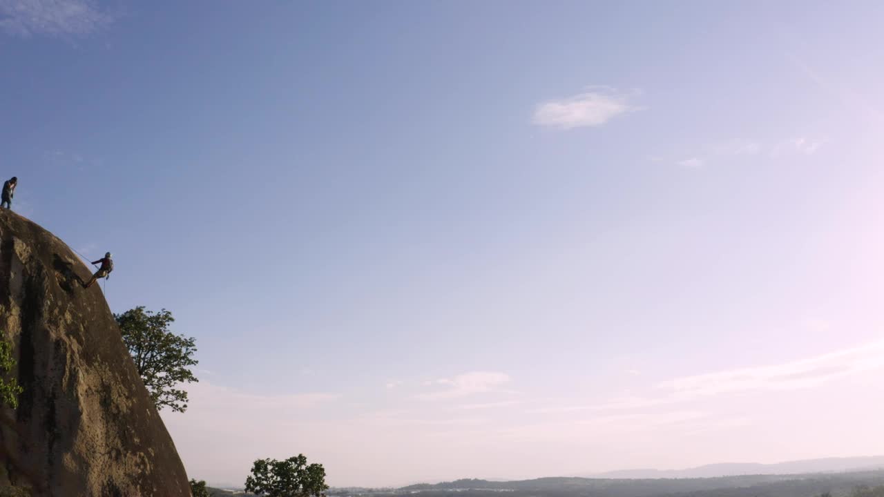 Stock Video Natural Landscape Around A Large Rocky Mountain LargeLive Wallpaper