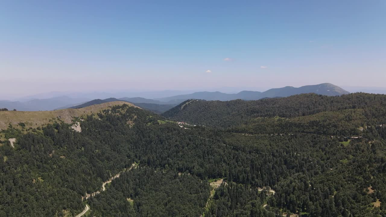 Stock Video Natural Relief With Mountains From Above Live Wallpaper