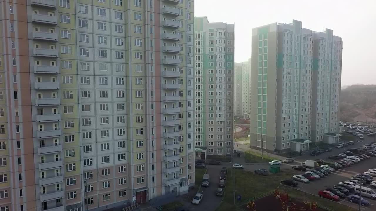 Stock Video New Apartments With Community Gardens Live Wallpaper