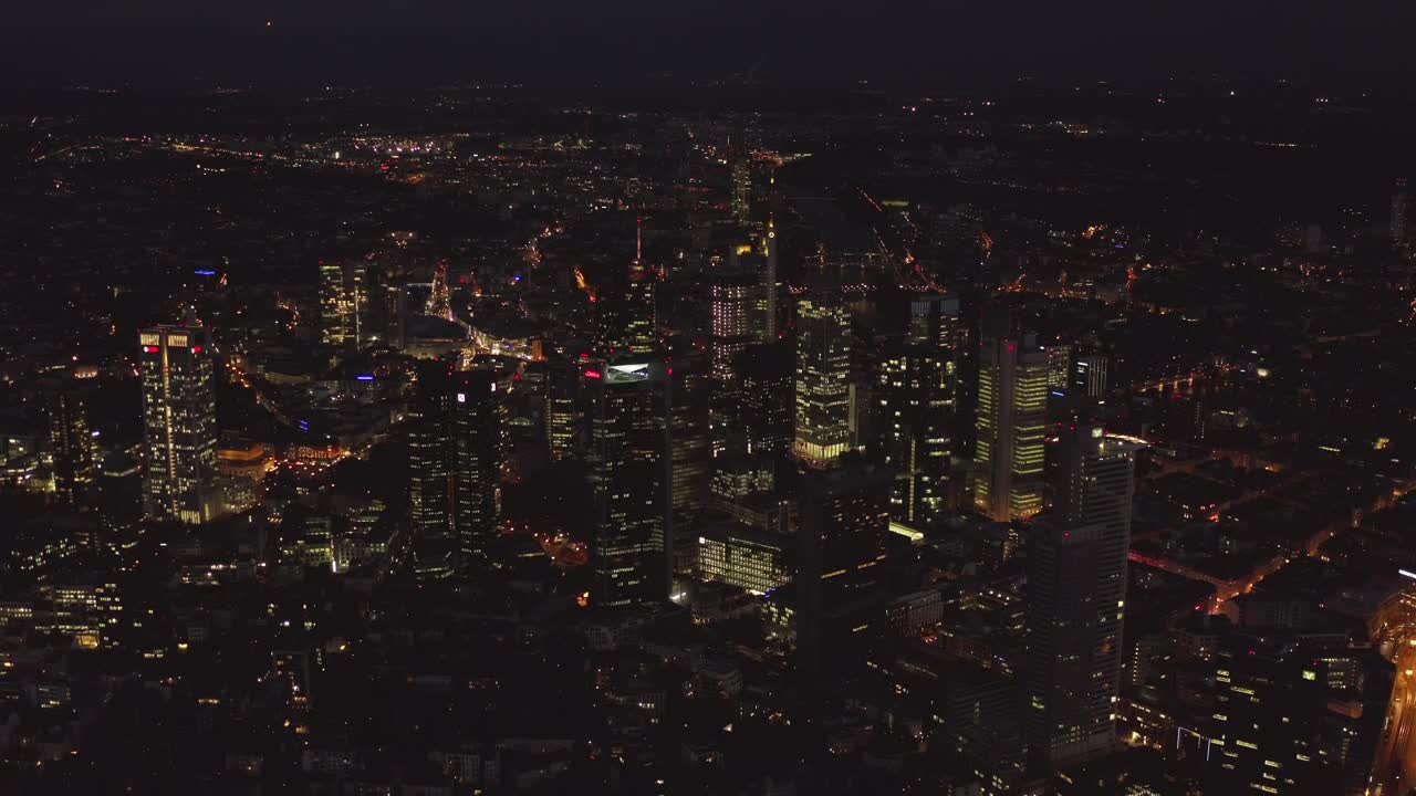 Stock Video New York City At Night From Above Live Wallpaper