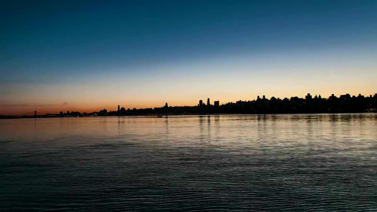 Stock Video New York Skyline In The Morning Live Wallpaper