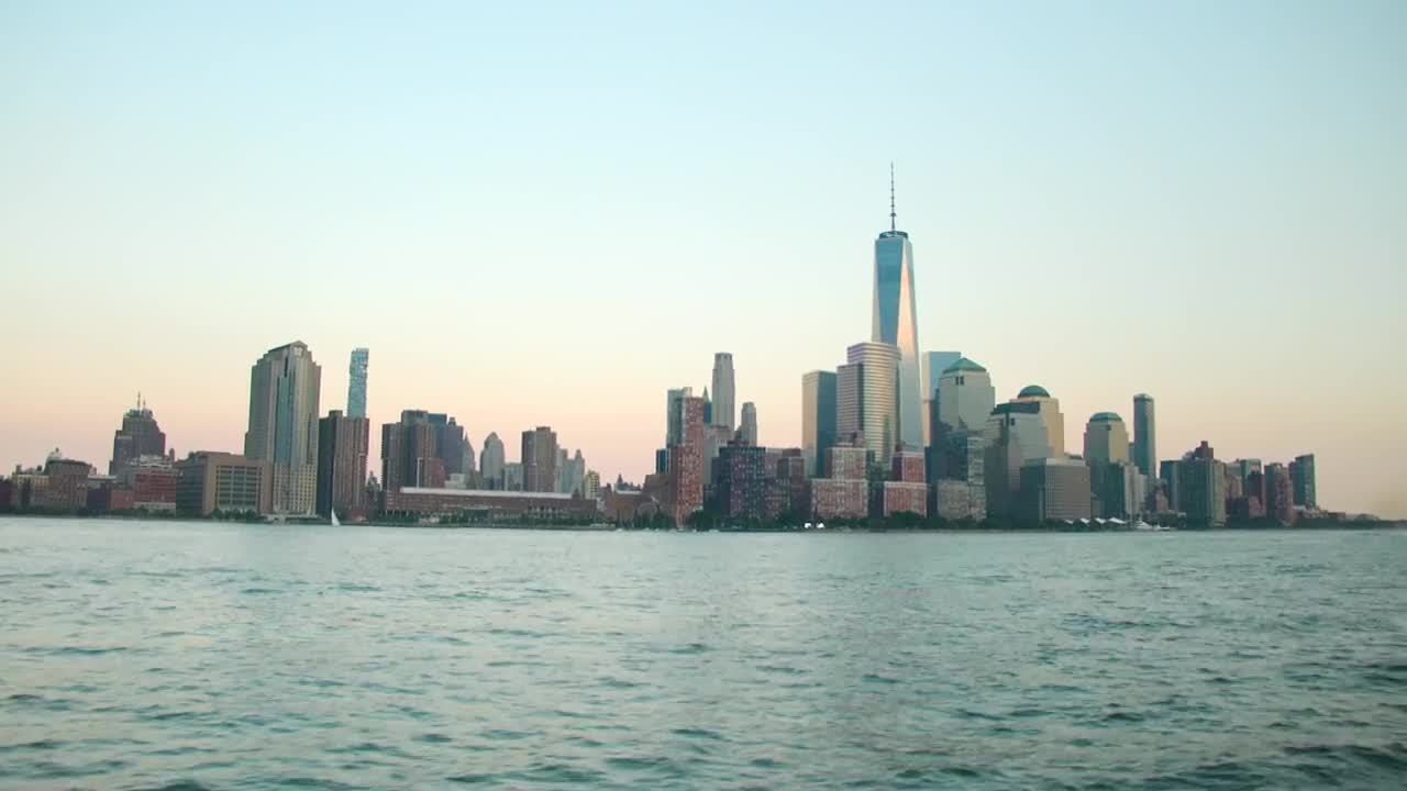 Stock Video New York Skyline Live Wallpaper