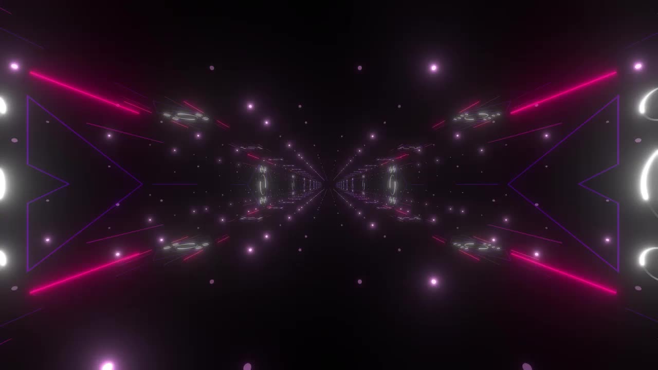 Stock Video Night Club Lights In A Endless Tunnel Live Wallpaper