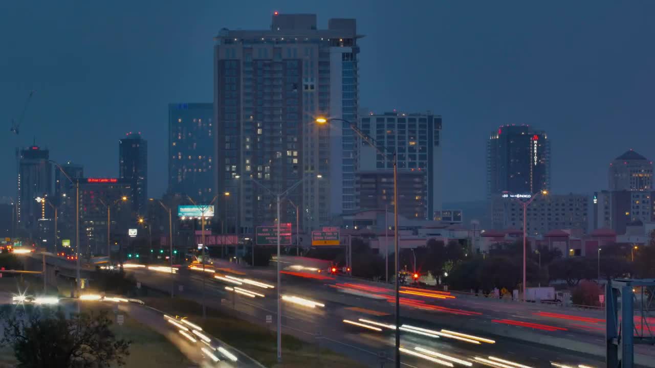 Stock Video Night Movement Of A Big City Live Wallpaper