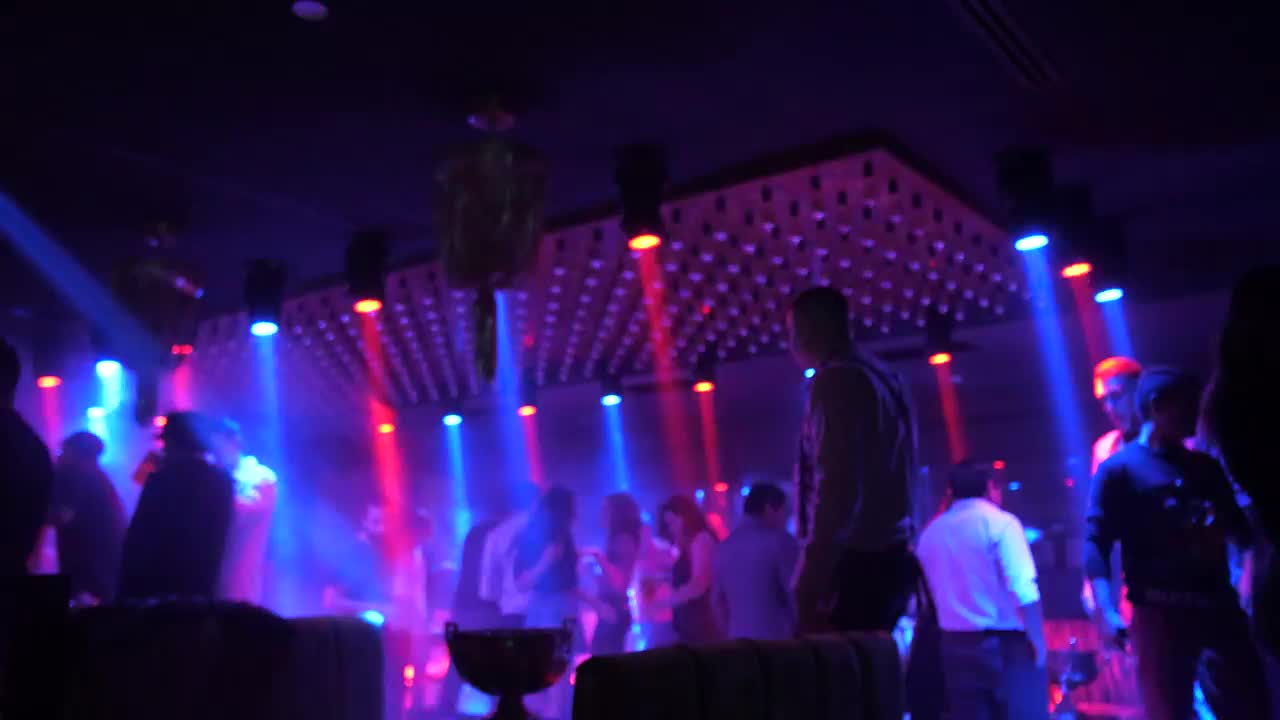 Stock Video Nightclub Time Lapse Live Wallpaper