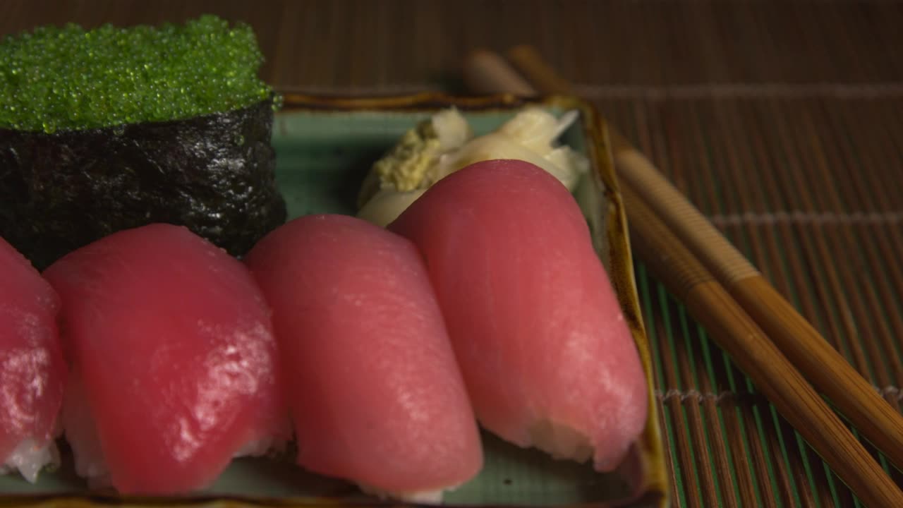 Stock Video Nigiri With Chopsticks Live Wallpaper