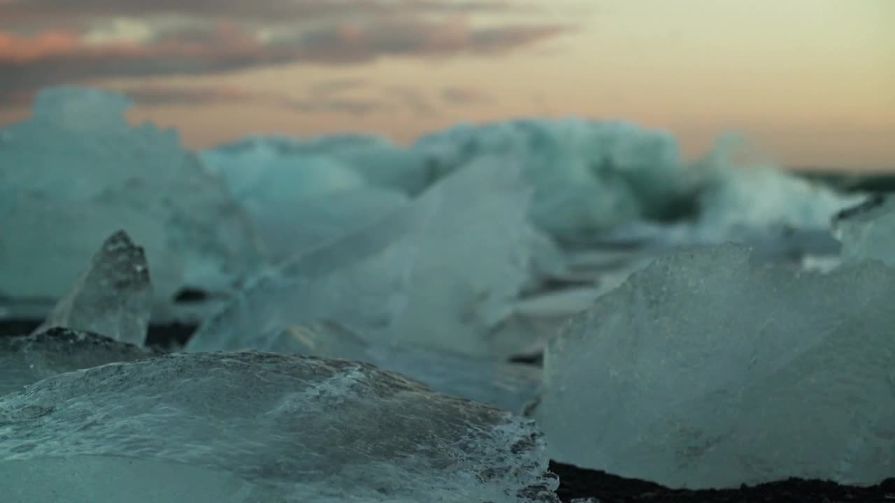 Stock Video Ocean Ice Melting Live Wallpaper