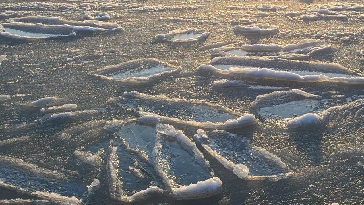 Stock Video Ocean Ice Breaking Apart Live Wallpaper