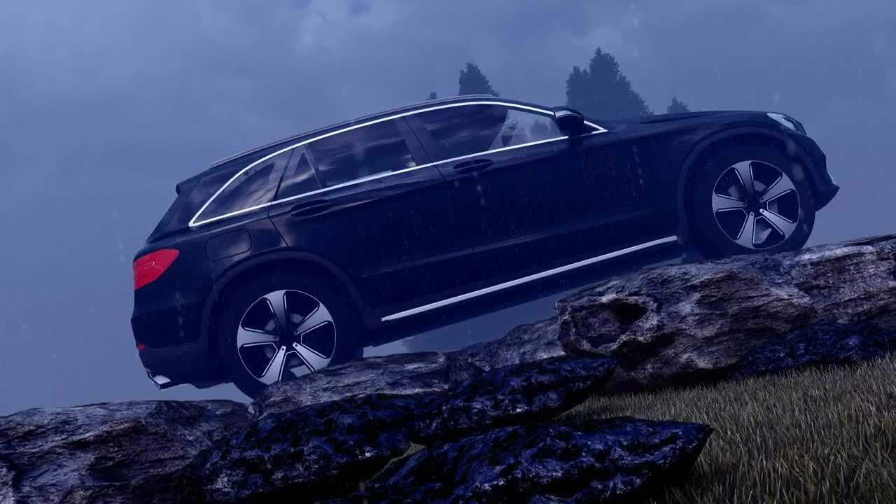 Stock Video Off Road Vehicle In A Forest Live Wallpaper