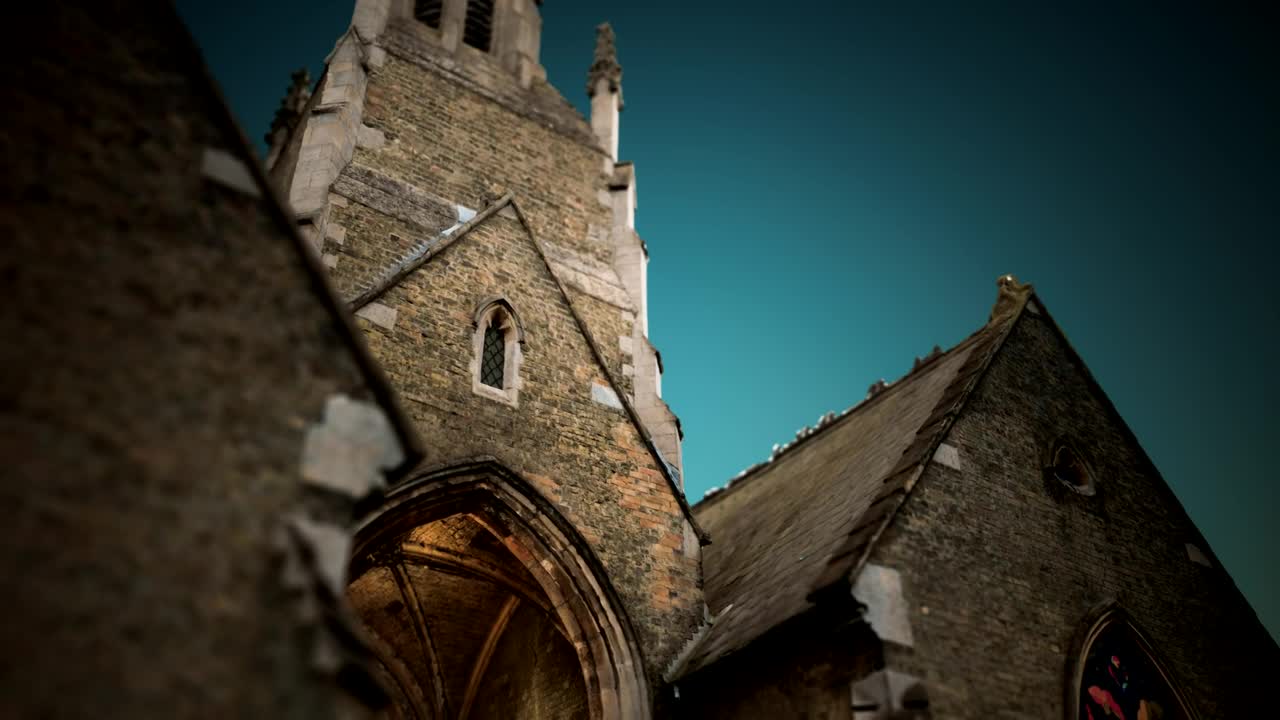 Stock Video Old Chapel In England Live Wallpaper