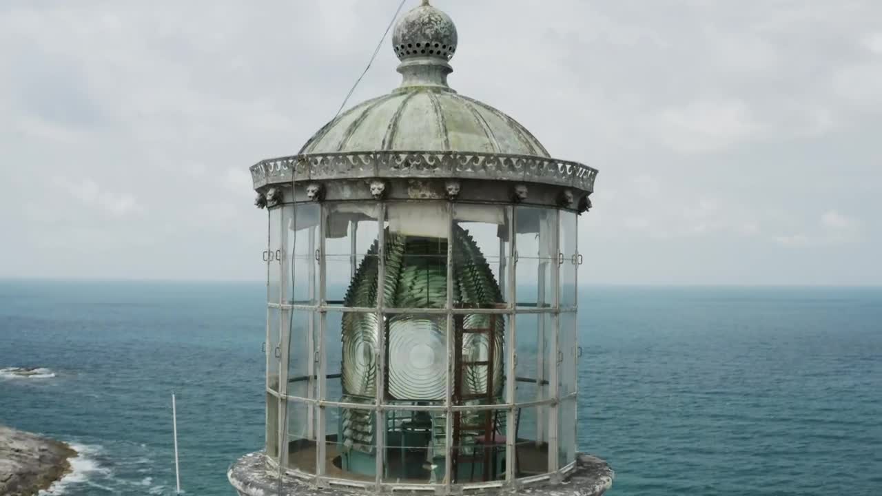 Stock Video Old Lighthouse Roof Live Wallpaper