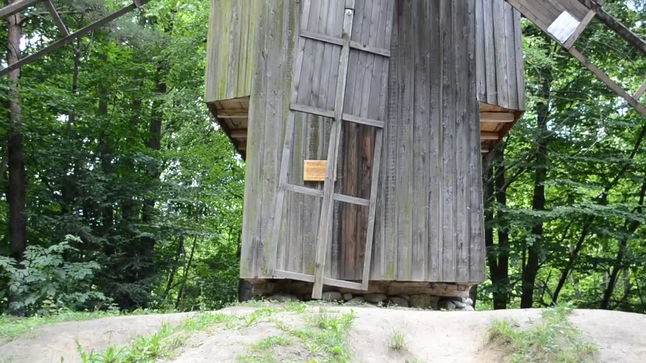 Stock Video Old Mill In A Forest Live Wallpaper