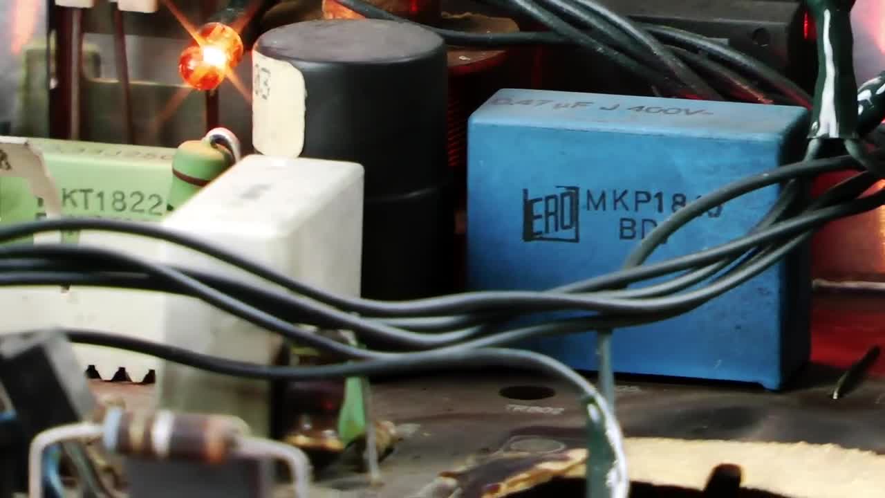 Stock Video Old Motherboard Detail View Live Wallpaper