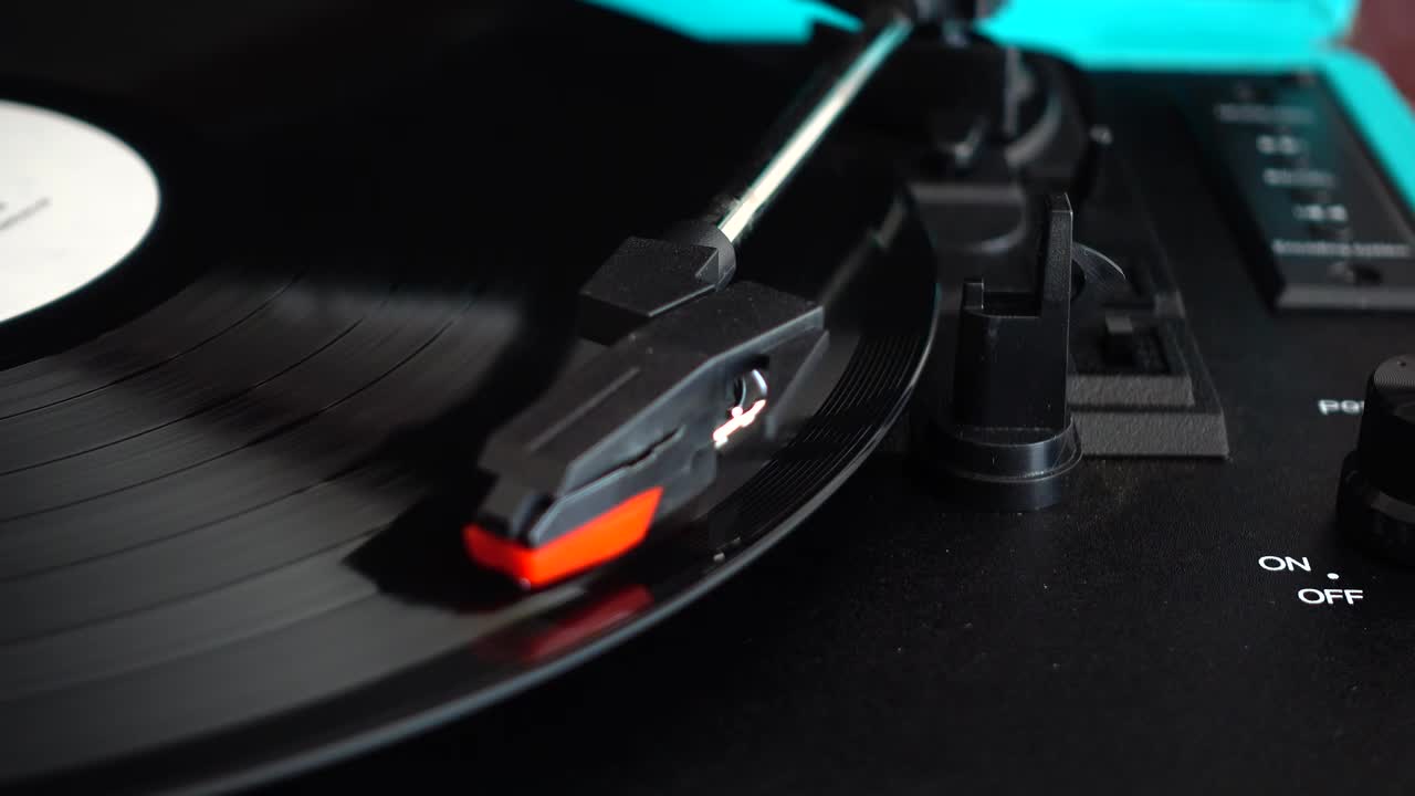 Stock Video Old Vinyl Record Spinning On A Turntable Live Wallpaper