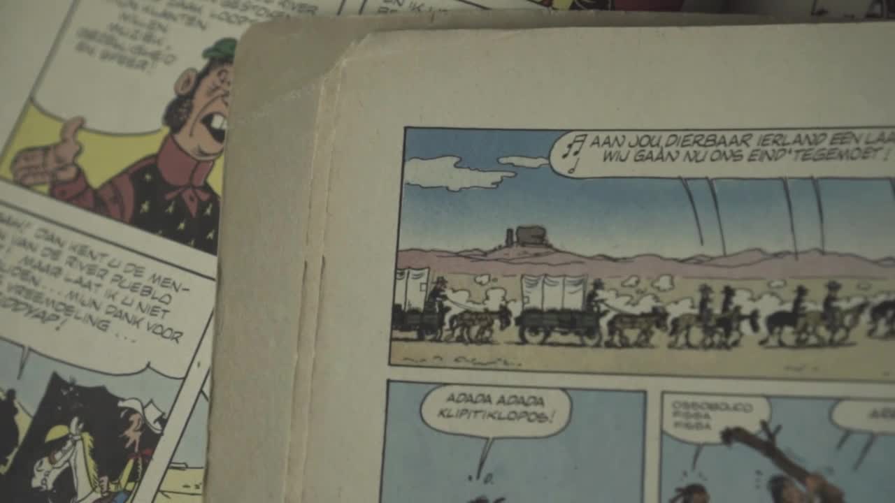 Stock Video Old West Comic Live Wallpaper