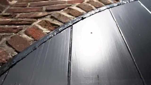 Stock Video Old Windmill With Large Propellers Seen From Its Base Live Wallpaper