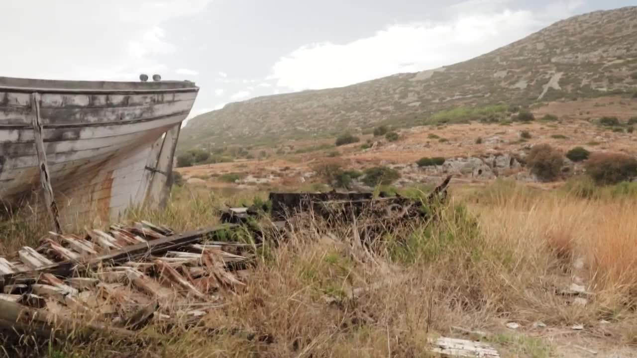 Stock Video Old Wooden Ships In A Forest Live Wallpaper