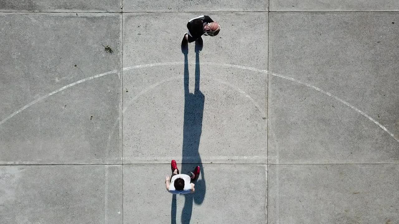 Stock Video One On One Basketball Game Live Wallpaper