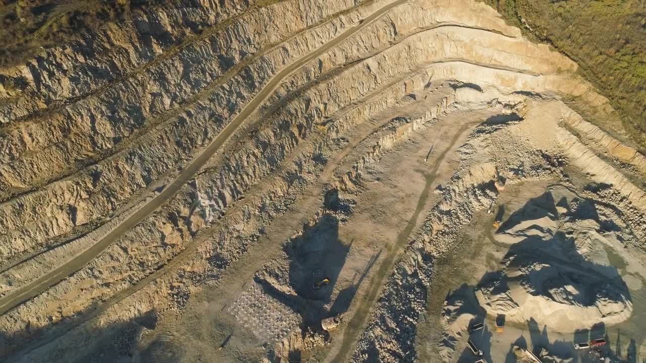 Stock Video Open Air Quarry Live Wallpaper