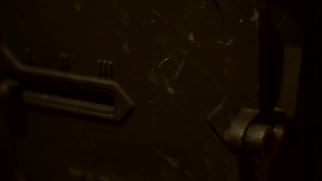 Stock Video Opening A Door Of A Metal Furnace Live Wallpaper