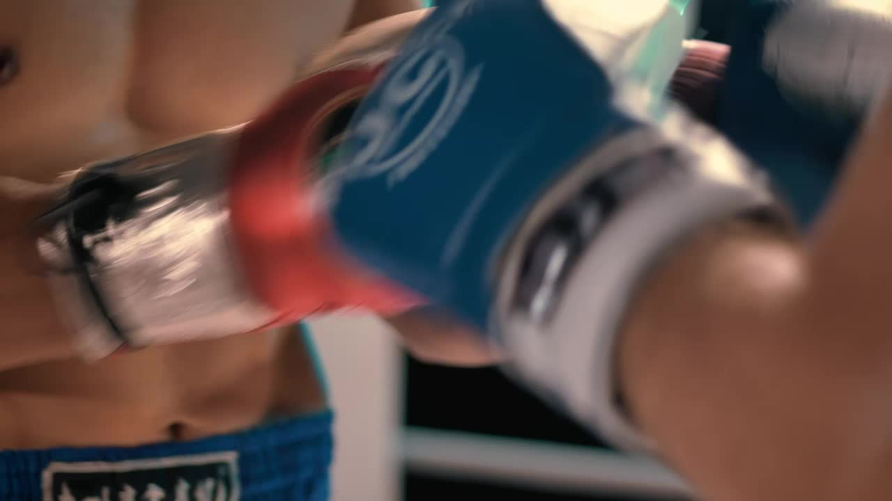 Stock Video Opening Salute Of A Boxing Match Live Wallpaper