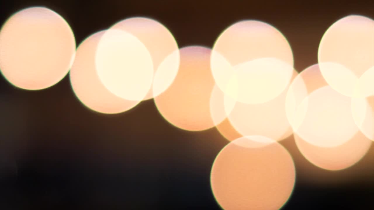 Stock Video Orange Bokeh Lights Live Wallpaper