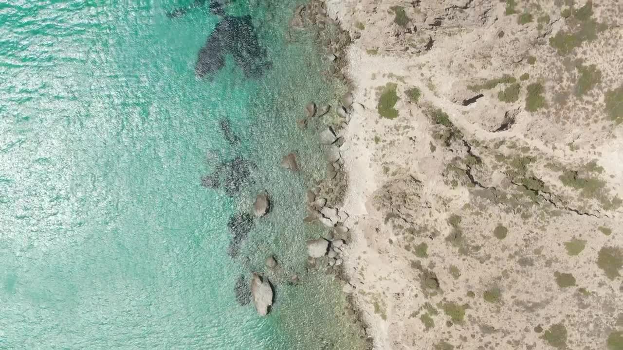 Stock Video Overhead Top Down Aerial Of The Coast Live Wallpaper