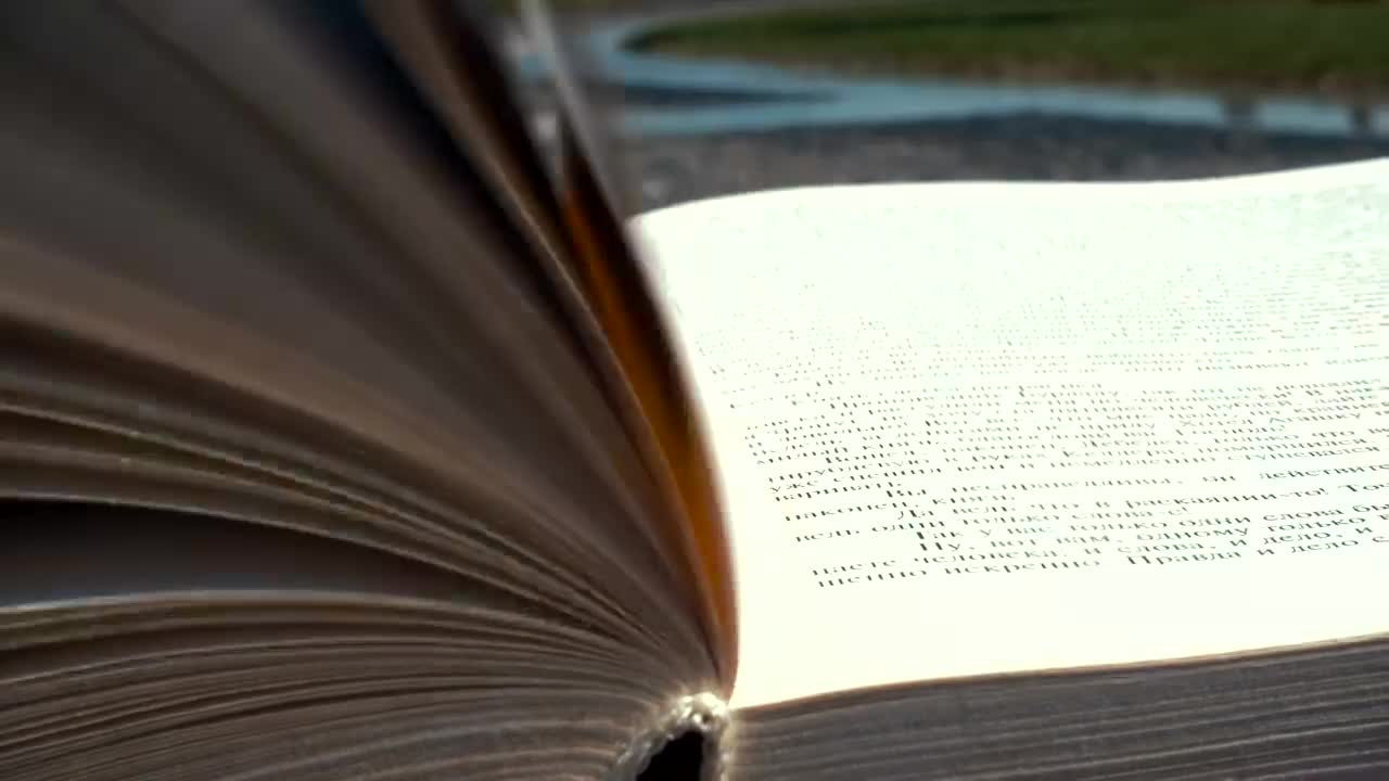 Stock Video Pages Of A Book Moving In The Wind Live Wallpaper