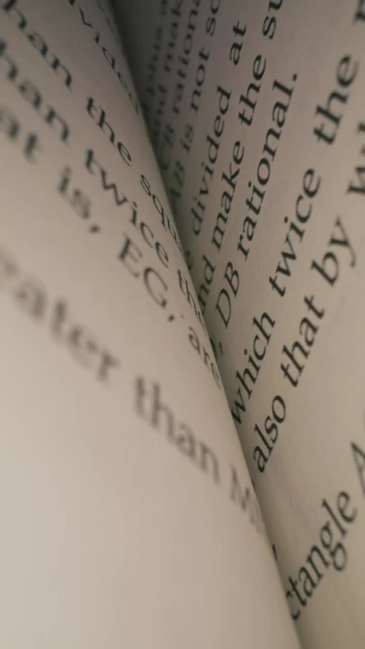 Stock Video Pages Of A Novel In English Live Wallpaper