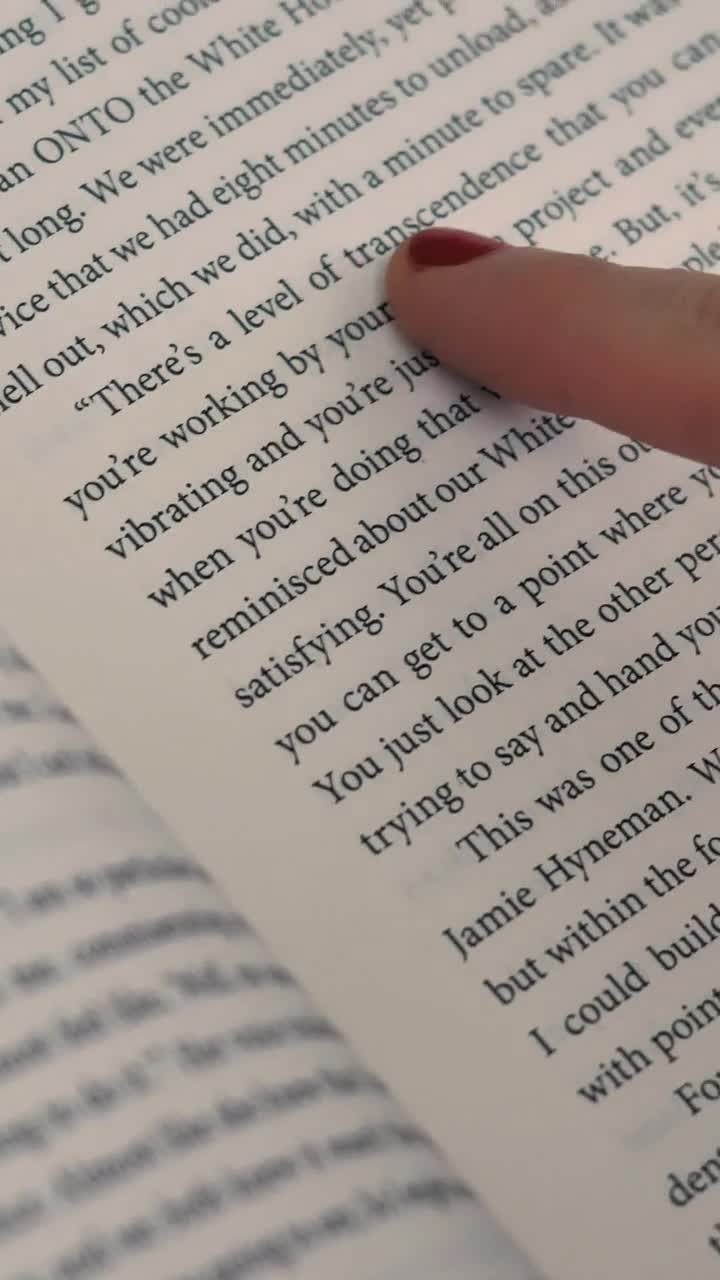 Stock Video Pages Of An Open Book While A Girl Reads It Live Wallpaper