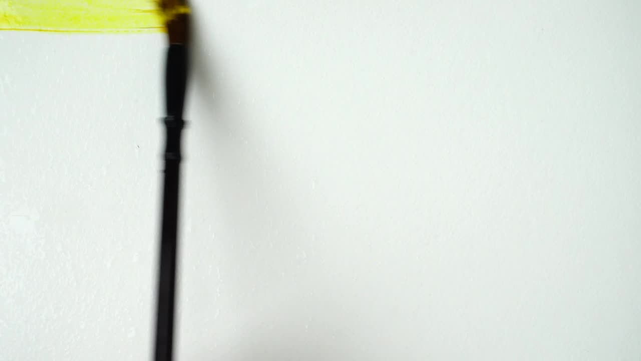 Stock Video Painter Doing A Watercolor Artwork Live Wallpaper